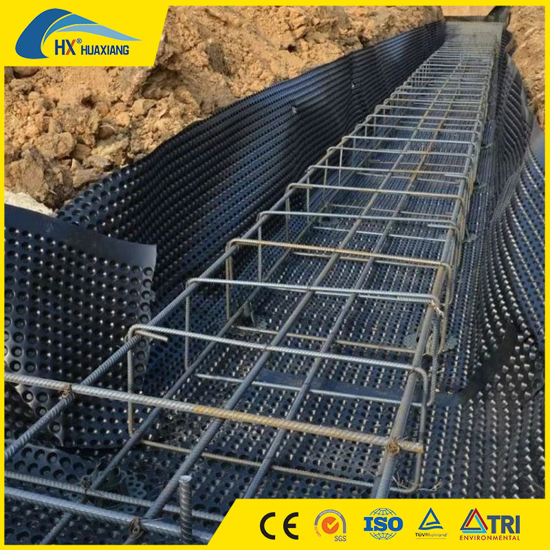 Factory Customized HDPE Dimple Sheet Plastic Drainage Board for Water Treatment Engineering