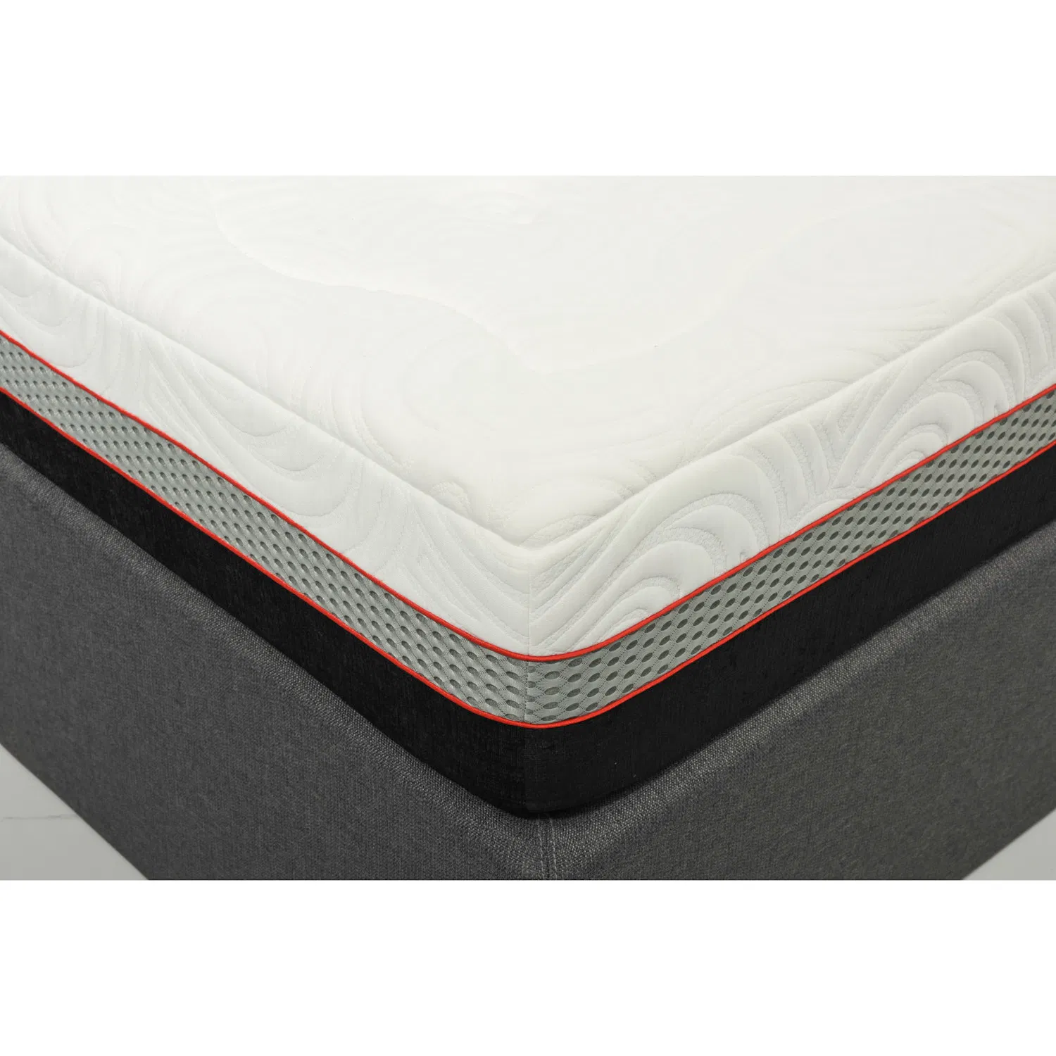 Euro Top King Size Hybrid Pocket Coil Spring Memory Foam Mattress