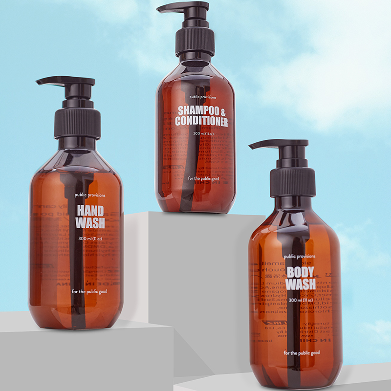 Wholesale Custom Logo Cheap 300ml Hotel Amenities Size Body Lotion Shampoo and Conditioner for Hotel