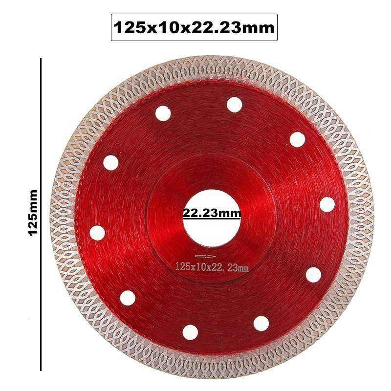 Super Thin Diamond Ceramic Saw Blade Porcelain Cutting Blade for Cutting Ceramic or Porcelain Tile (4.5-Inch)