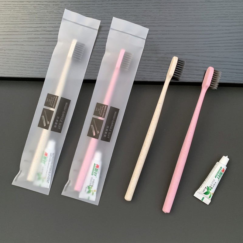 Disposable Travel Dental Kit with Toothbrush and Mini Toothpaste