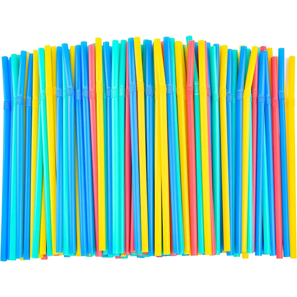 Biodegradable Custom Colourful Drinking Disposable Bubble Tea Coffee PLA Straws