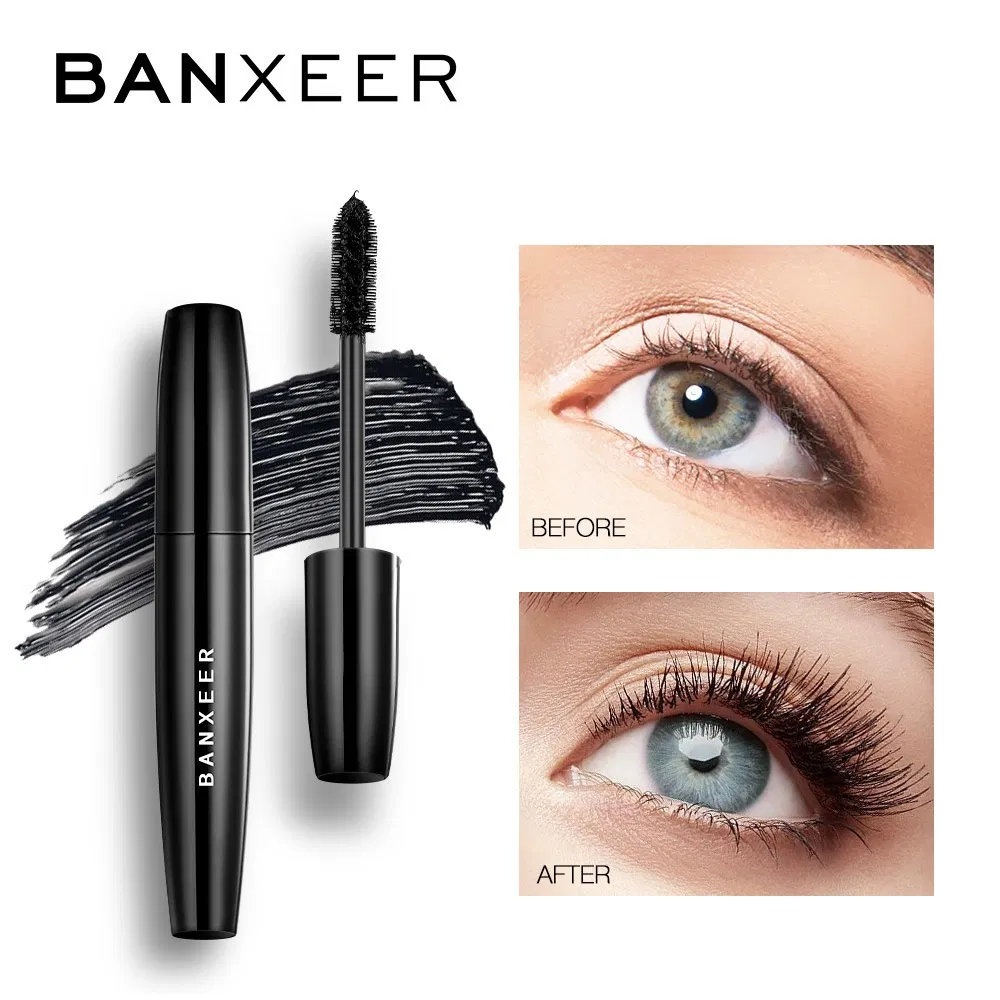 Otwo37 Mascara Styling Thick Long-Lasting Waterproof Non-Smudge Volumizing Curl Fibers Mascara