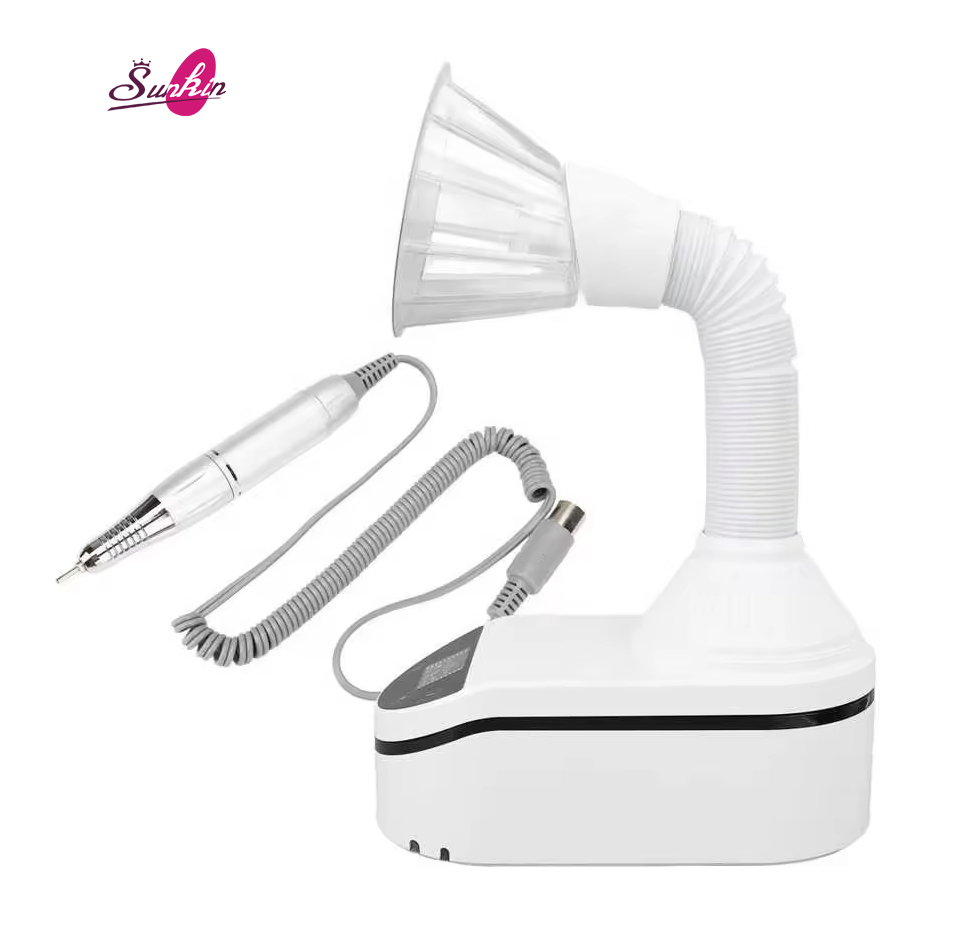 Sunkin 2 in 1 Multi-Functional Electric Nail Art Equipment Nail Drill Machine with Nail Dust Collector