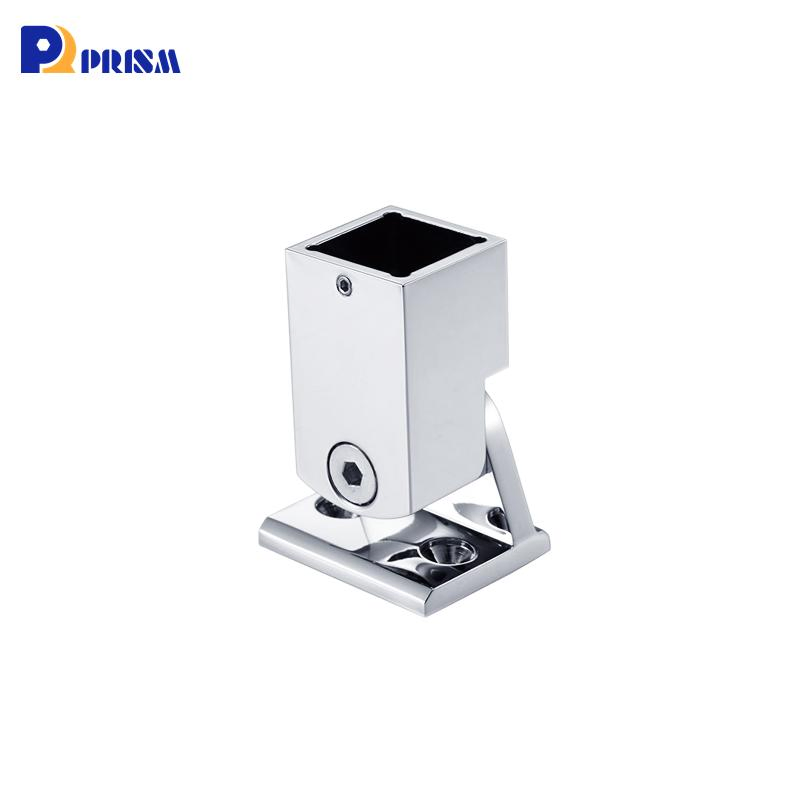 Brass Square Tube Glass Bathroom Hanging Yard