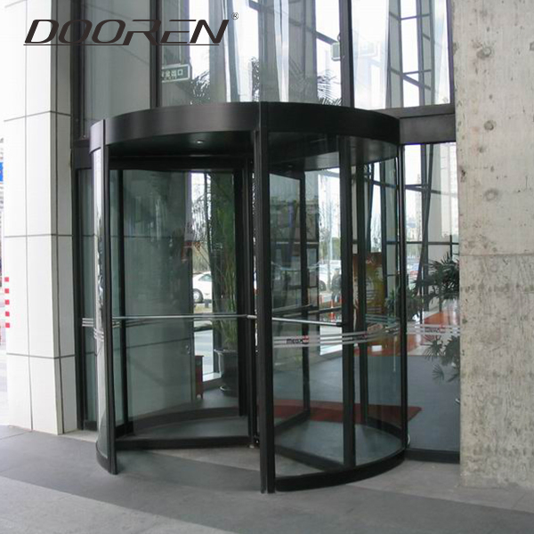 Automatic Crystal Revolving Door, All-Glass Revolving Door