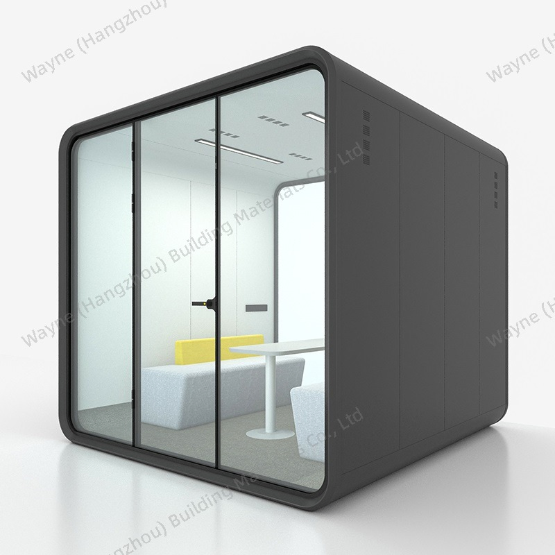 China Office Pod Factory 4 Persons Office Booth for Singapore
