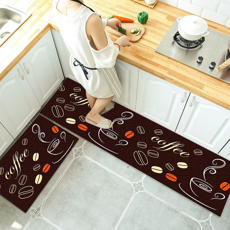 Home Carpet 100% Polyester Rug and Mat Kitchen Room Floor Mats