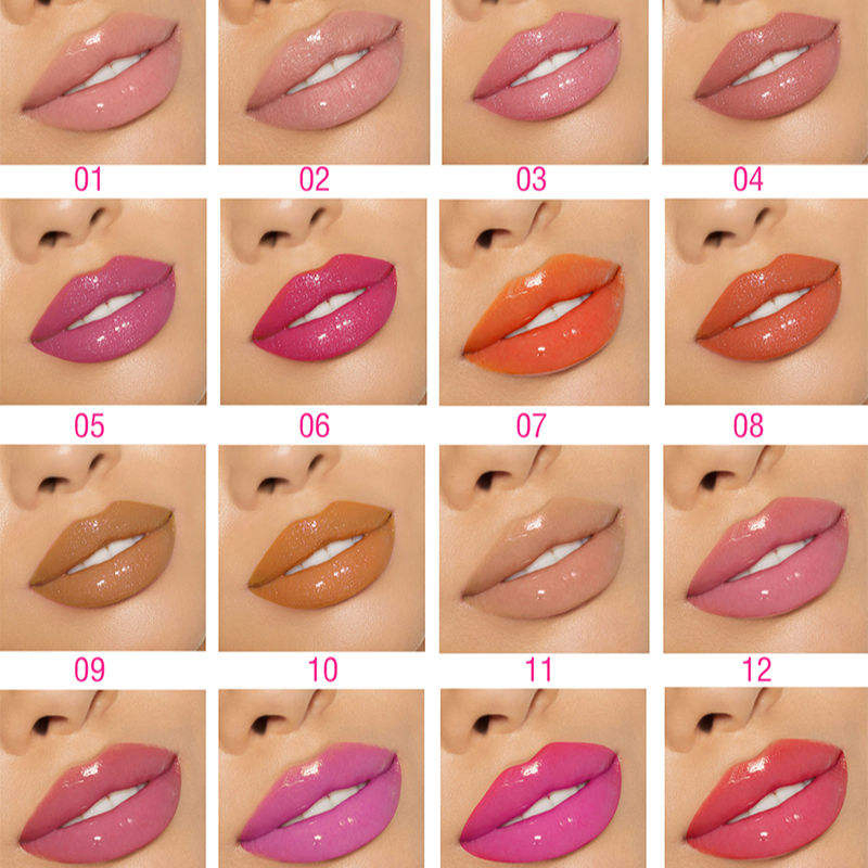 Wholesale Lipgloss Vendors Private Label Luxury Square Tube Shiny Glossy Moisture Nude Clear Lip Gloss