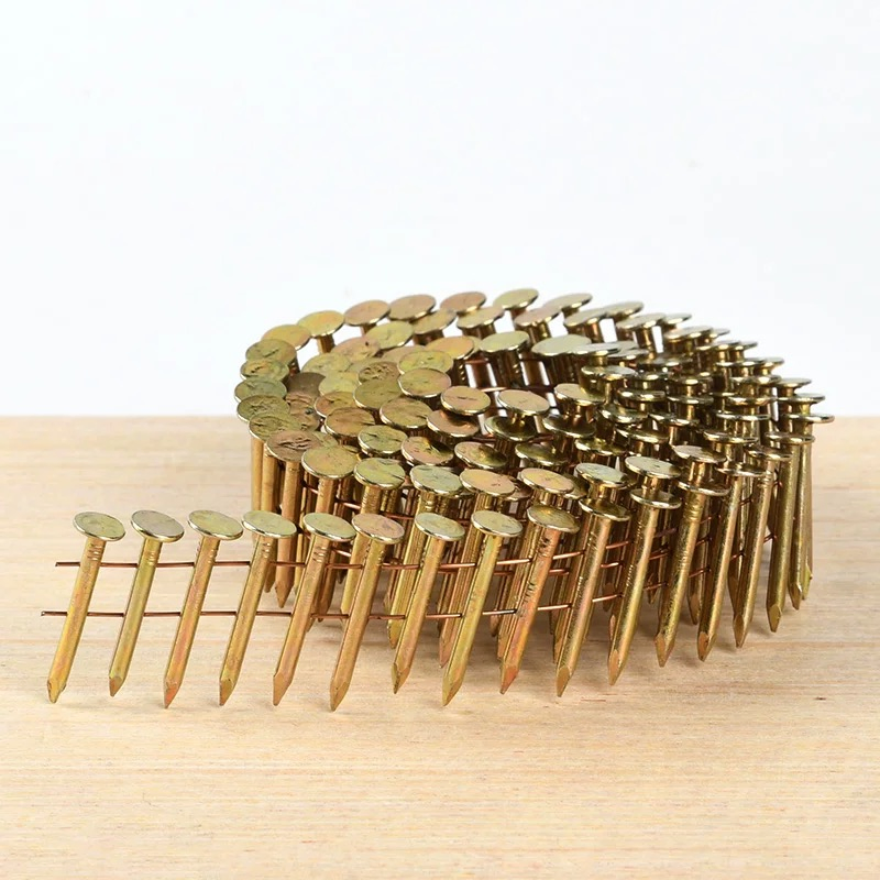 Factory Price Electro Galvanized Coil Roofing Ring Nails for House Construction/Pneumatic Nailer/Wooden Pallet Nail