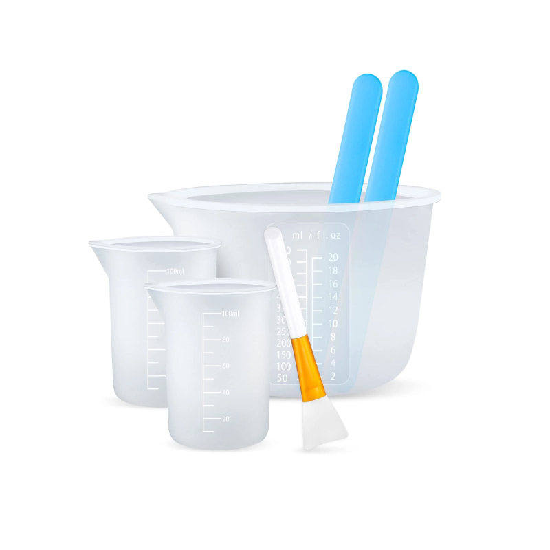 Силиконовая мерная чашка для пищевых продуктов