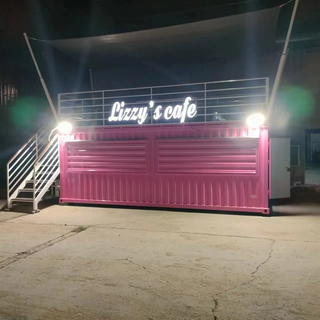 20FT 40FT Folding Container Coffee Shop Restaurant Shipping Container Bar Cafe