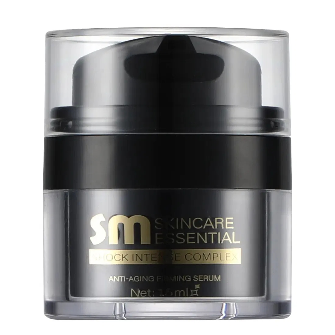 Luxury New Black 30ml 50ml 100ml Aluminum UV Skincare Bottle Sets Packaging Clear Frosting Glass Bottle with Silica Gel Dropper