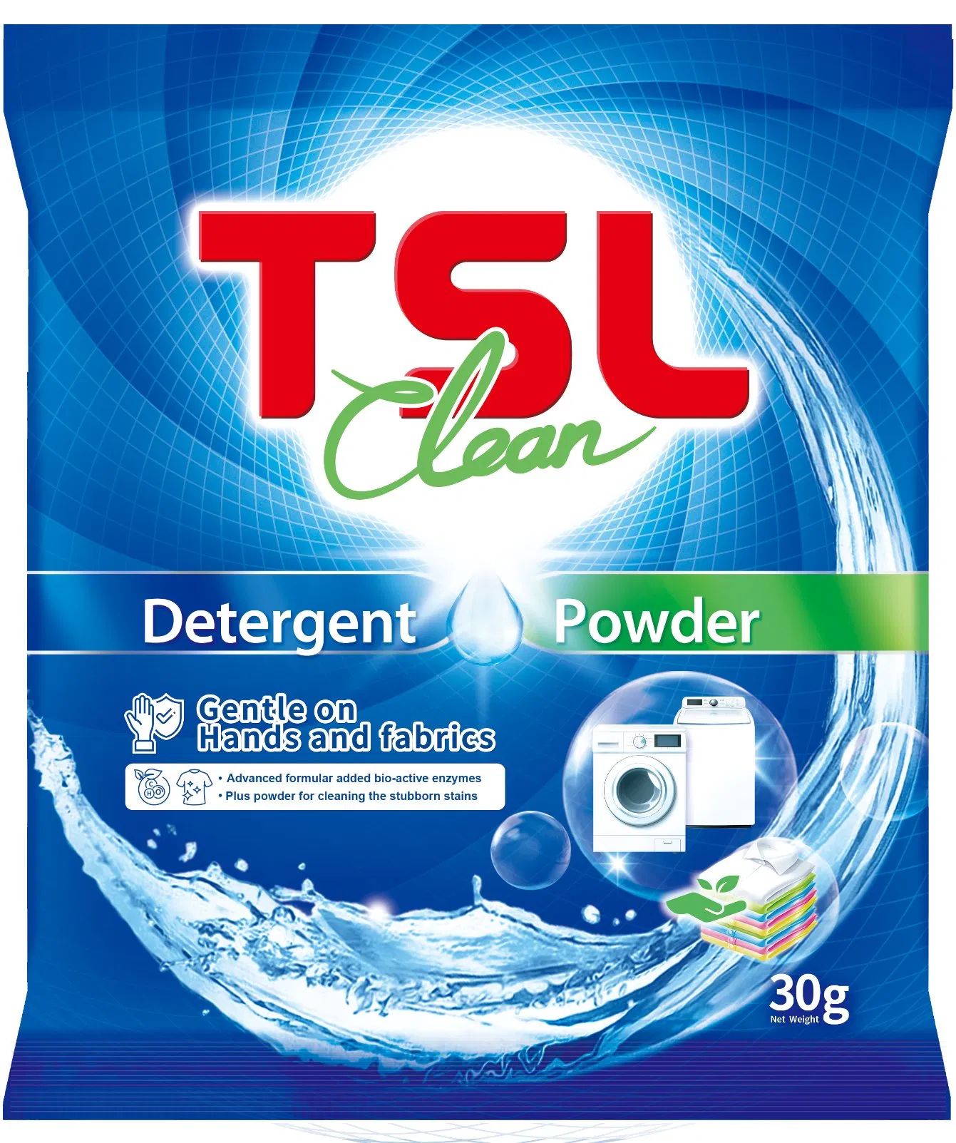 Small Middle Big Large Packages Rich Foaming Stain Fast Removal Detergent Powder Pleasant Odor