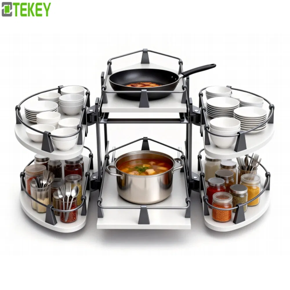 Угловая вращающаяся полка Tekey Magic Corner для кухни