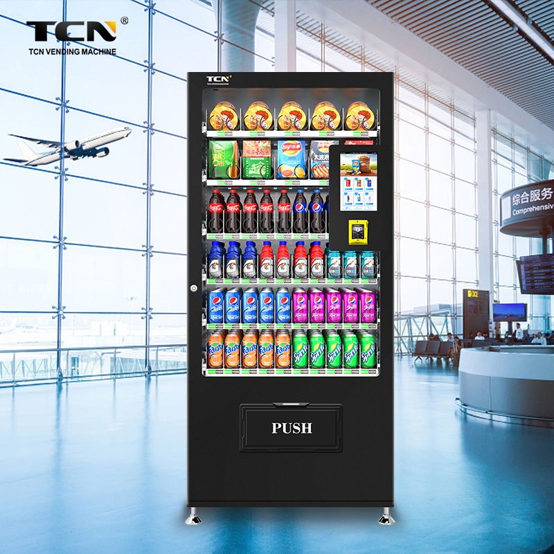 Tcn Chinese Manufacturer Snack Vending Machine 10.1 Inches Touch Screen Vending Machine