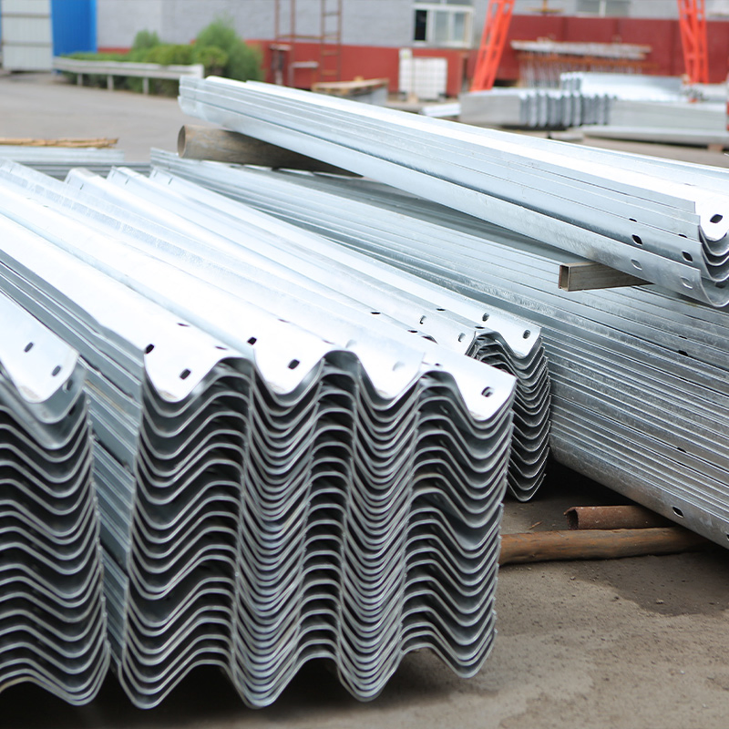 Durable Hot-DIP Galvanized Steel Highway Guardrail Traffic Barrier System