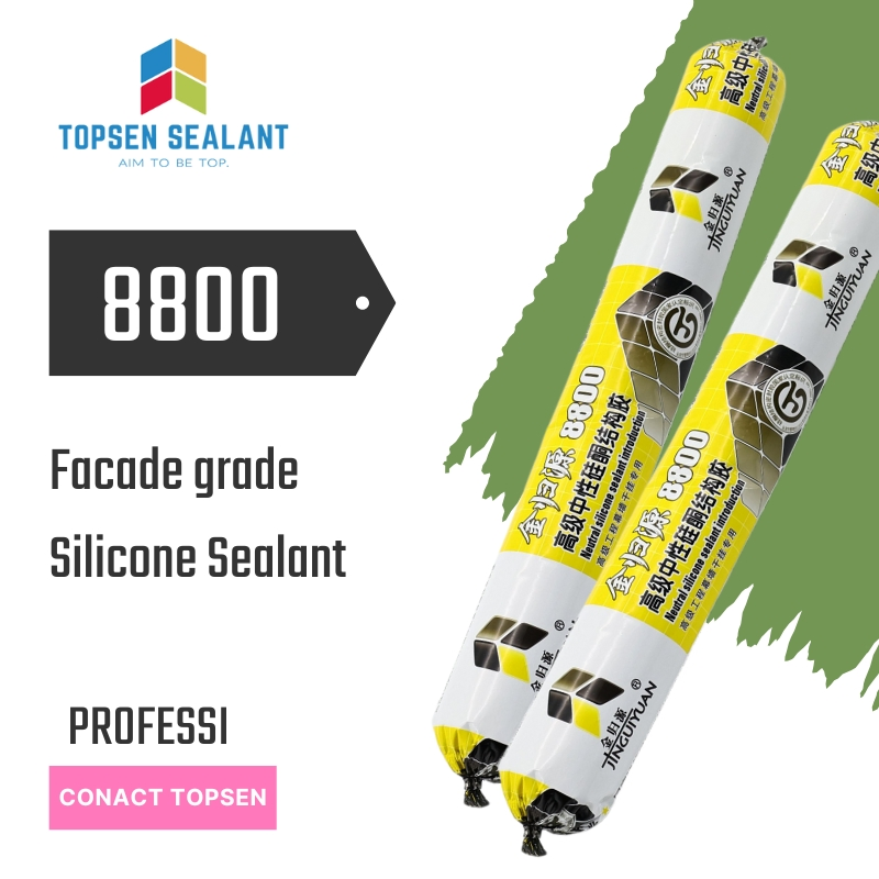 Factory Price Aging Resistance Sausage Neutral Weatherproof Silicone Sealant for Curtain Wall