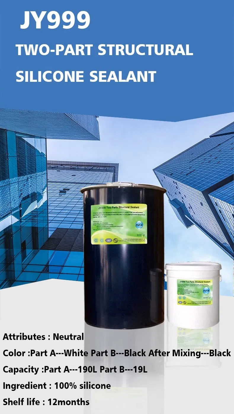 190L 20L Two Part Silicone Sealant for Structural Glazing Aluminium Curtain Wall Sealant