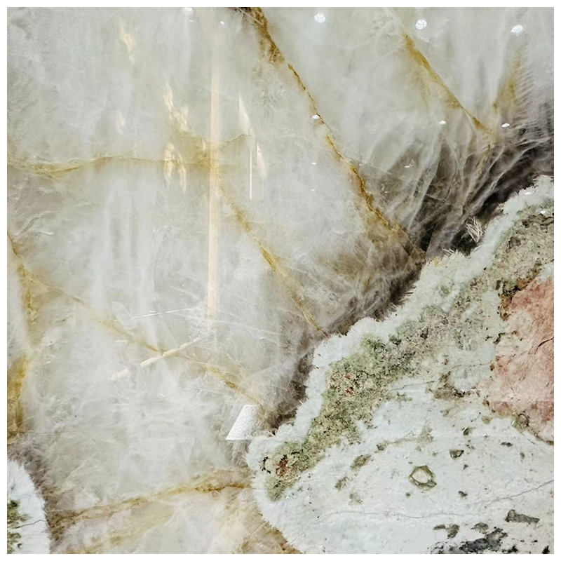 Luxury Translucent Cristallo Patagonia Quartzite Slabs