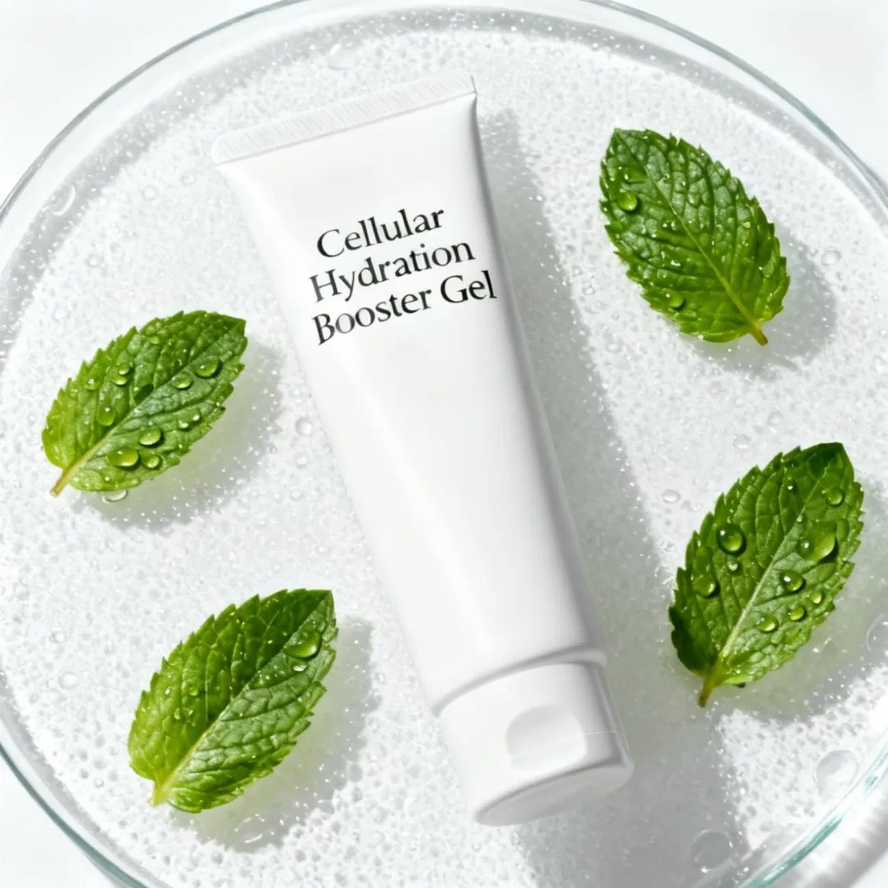 Luxury Replenishing and Antioxidant Face Gel with Korean Ginseng Root Extract and Centella Asiatica for Mature Skin Nourishment