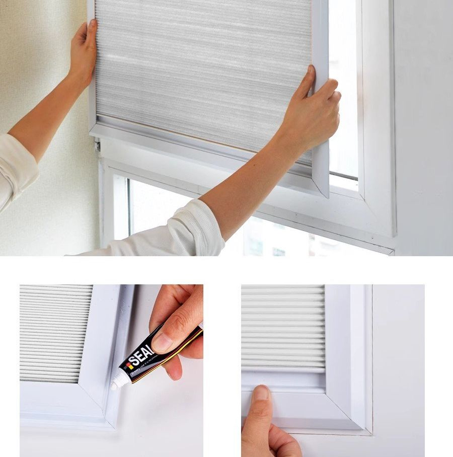 Cordless Honeycomb Blackout Cellular Fabric Frame Mini Honeycomb Blinds