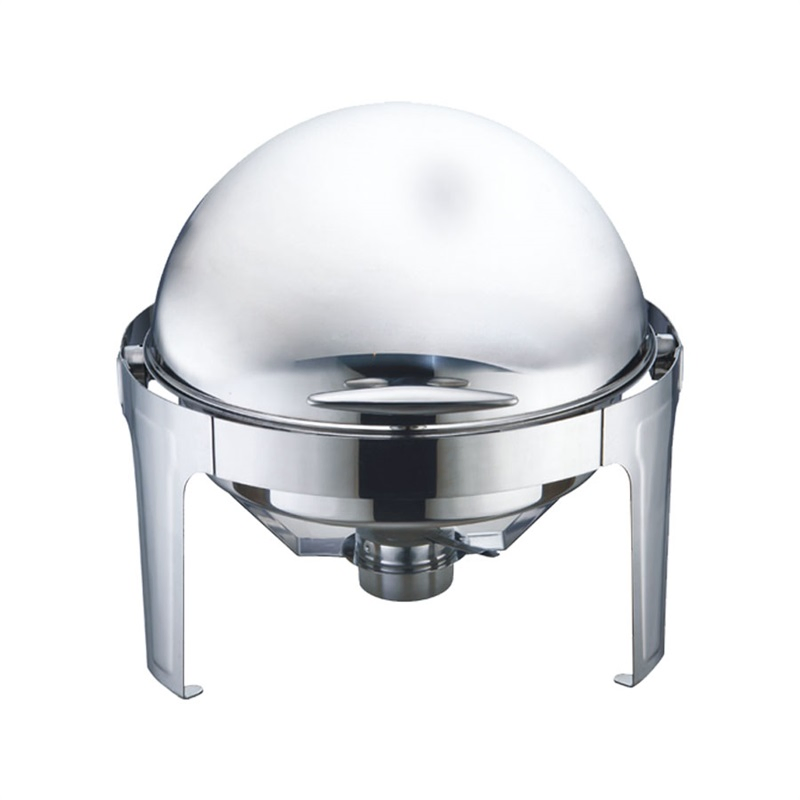 Economic Round Hotel Buffet Equipment Stainless Steel Dish Chafing for Food Warmer