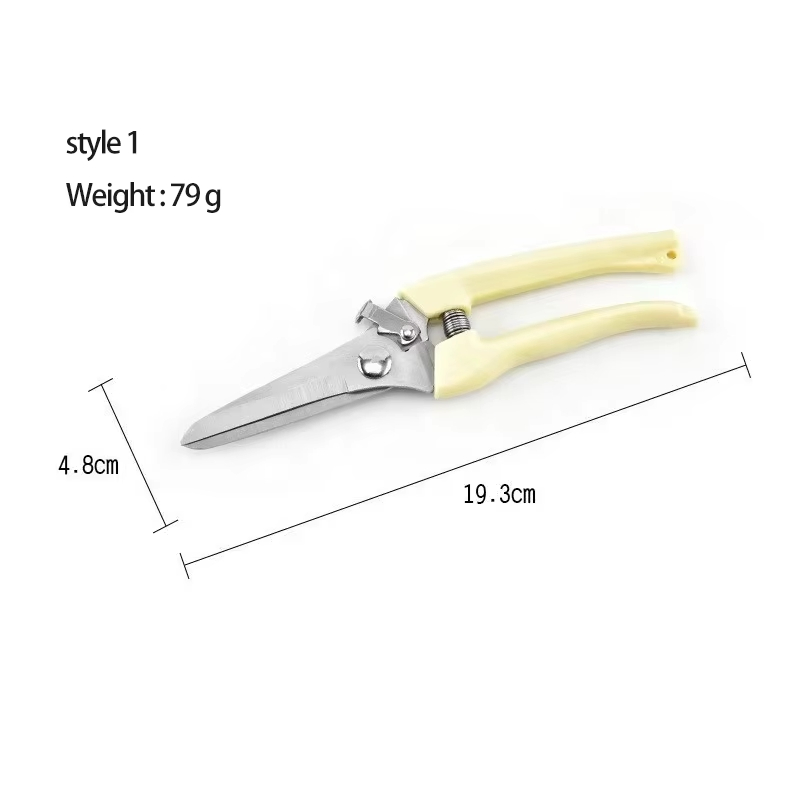 Industrial Grade Prunning Shears Sk5 Steel Blade Chrome Plated for Garden Work
