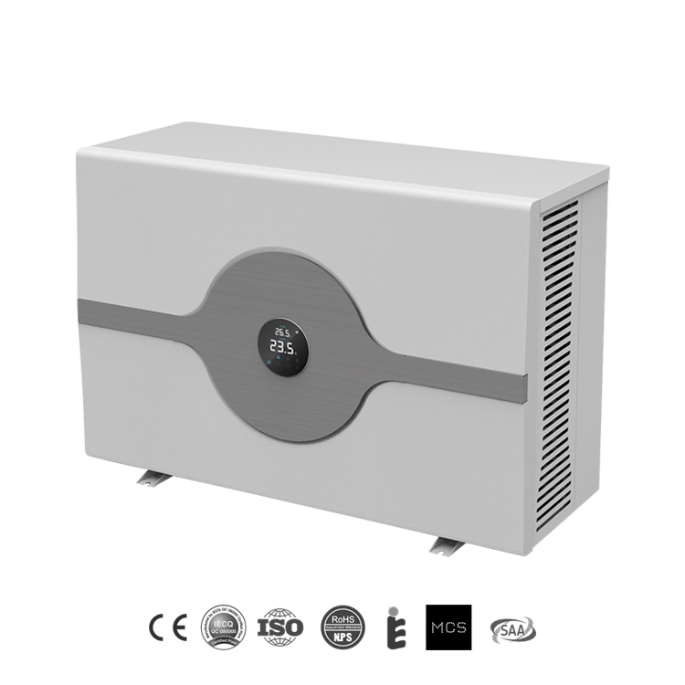 DC Inverter Swimming Pool Heat Pump Heater with R32 Refrigerant and WiFi