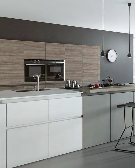Complete Full Set White Modern Kitchen Furniture Cabinet