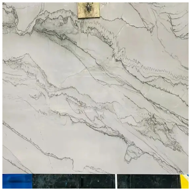 Brazilian Calacatta Macaubas White Quartzite Slabs