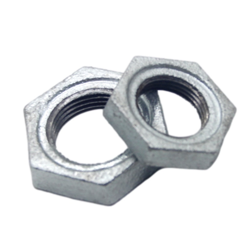 Hot-DIP Galvanized Malleable Iron Pipe Fitting Backnut Connecting with Tubes for Sanitary