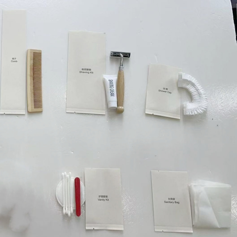 Wholesale Sugarcane Bathroom Amenities - Custom Logo Biodegradable Toiletries Set for Resorts