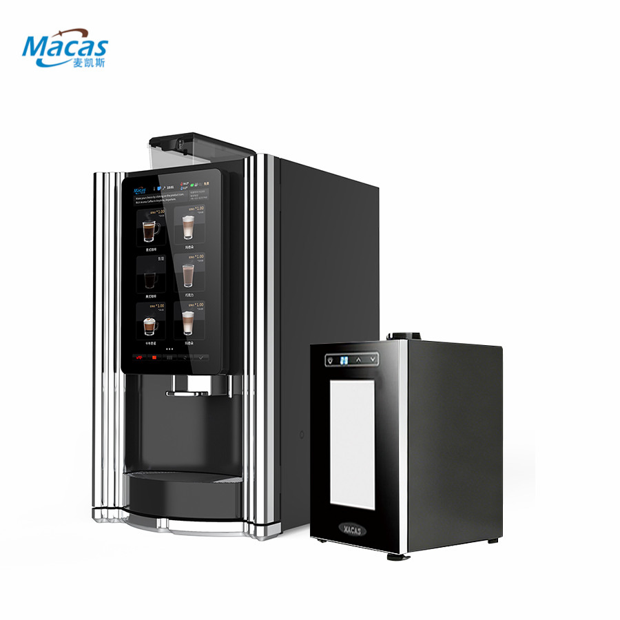 Smart Table Top Fresh Milk Espresso Programmable Coffee Vending Machine