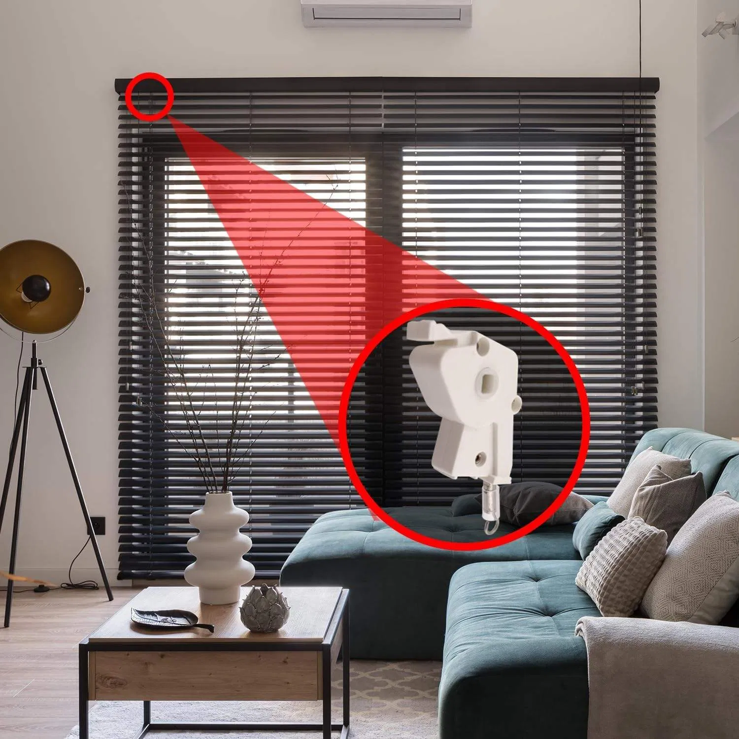Factory Price Venetian Blinds Tilt Mechanism Faux Wooden Blind Tilt Mechanism