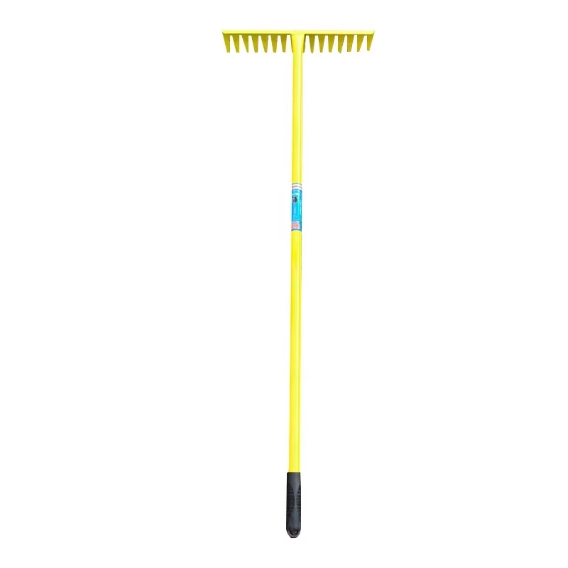 OEM Customizable Farming Tool Garden Grass Rake Leaf Lawn Rake
