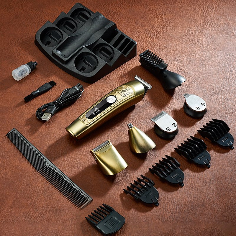 Professional Beard Trimmer for Men - Hair Styling and Grooming Kit