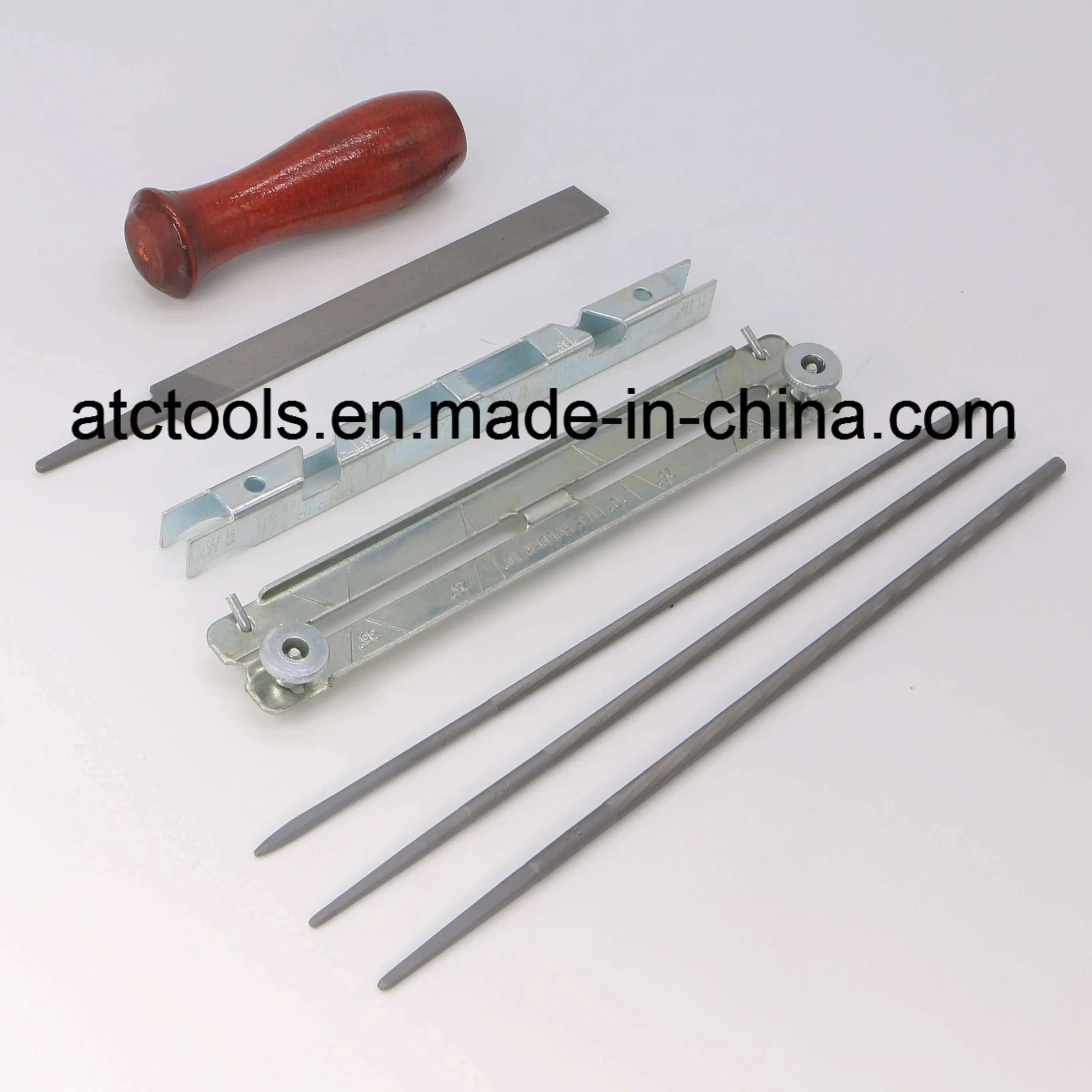 4mm 3/8p 1/4 Saw Chain File Guide Sharpening Tool