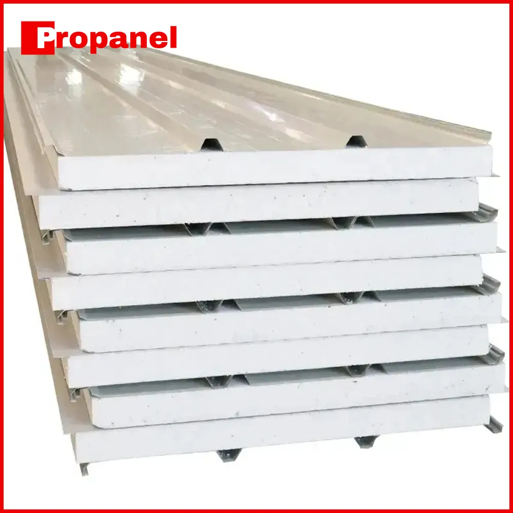 Heat Insulation PU/PIR Polyurethane Sandwich Panel Waterproof Prefabricated EPS Roof Panels