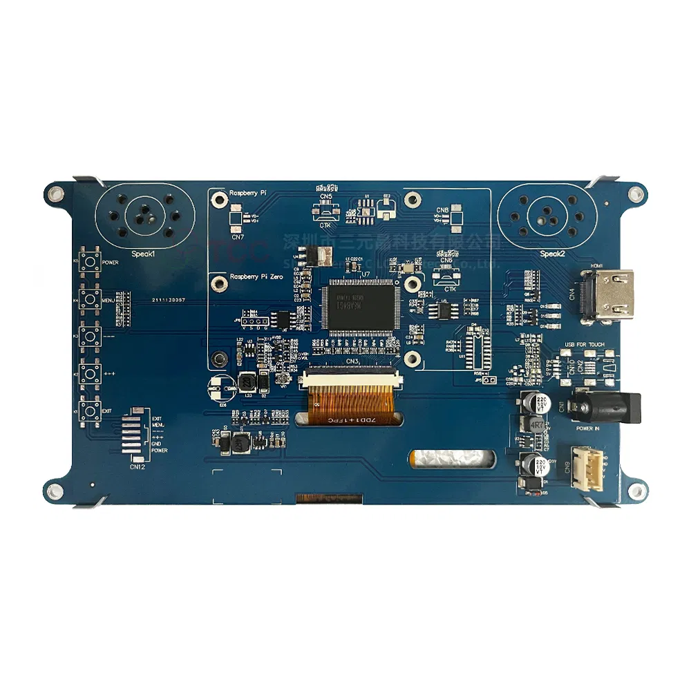 7 Inch 800X480 TFT LCD Display Board for Raspberry Pi with HD AV VGA Features