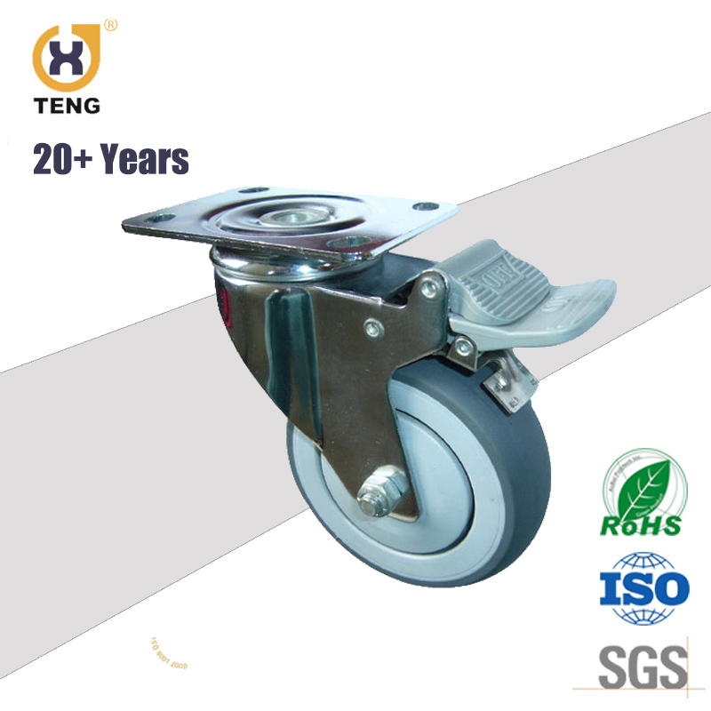 High Quality Workbench Caster Cabinet Caster Wheels with Brake