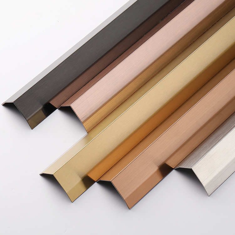 201 304 Black Hairline Metal Stainless Steel U/T Channel Profile for Decoration