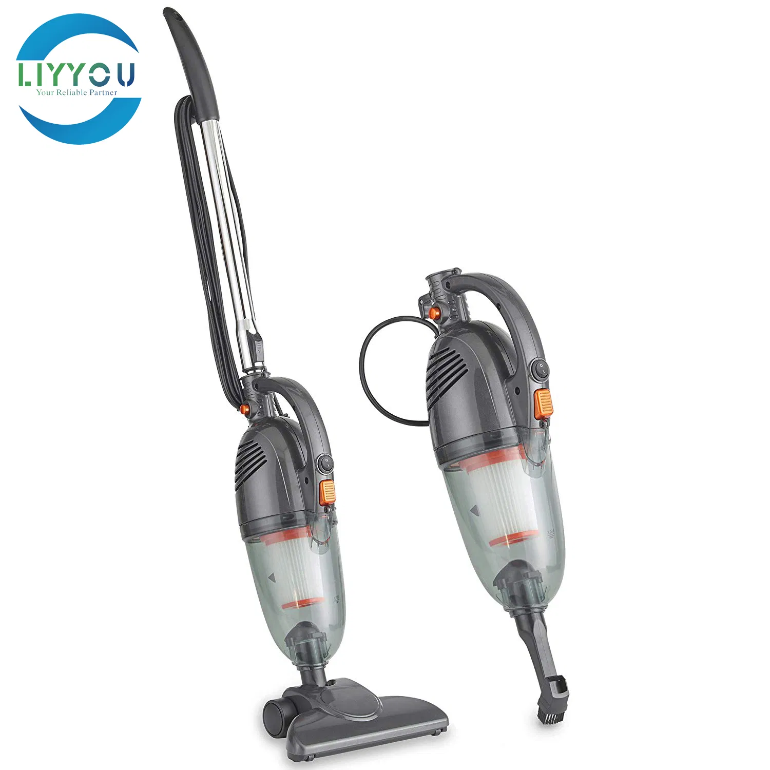 Bagless 2 in 1 Corded Lightweight Stick and Handheld Vacuum Cleaner with HEPA Filter