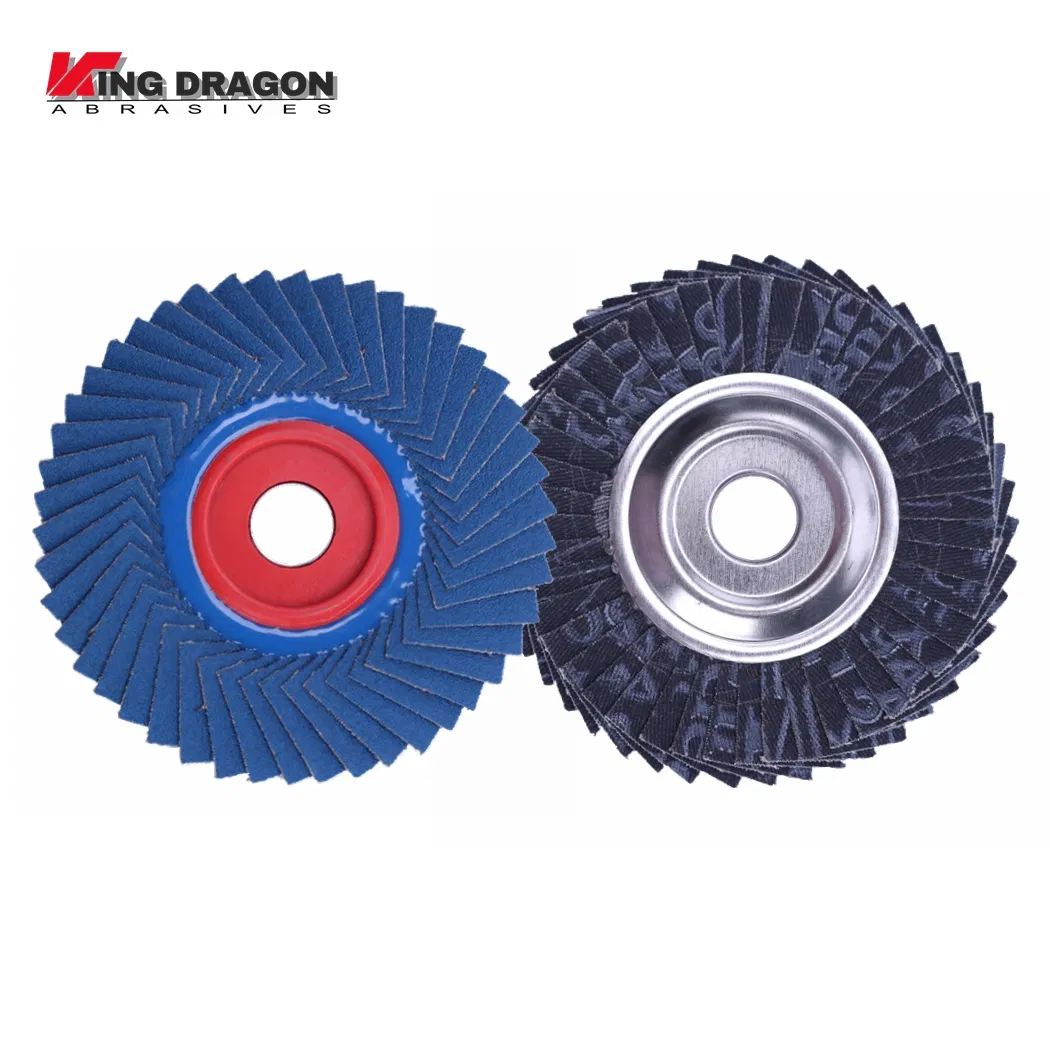 Лепестковый круг из циркония 100 мм, зерно 320, T27