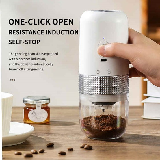 New Design Mini Portable Electric Coffee Maker with Bean Grinder & Capsules