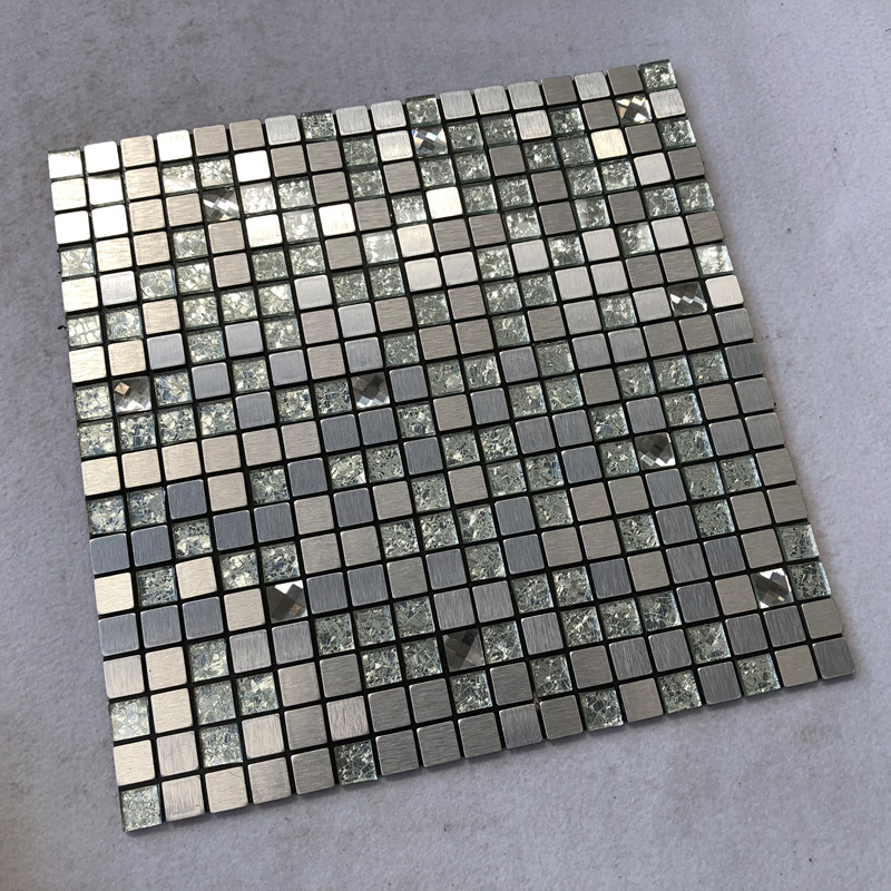 Best Selling Factory Direct Price Small MOQ Shining Glass Mosaic Tile for Luxury Wall and Floor Decoration