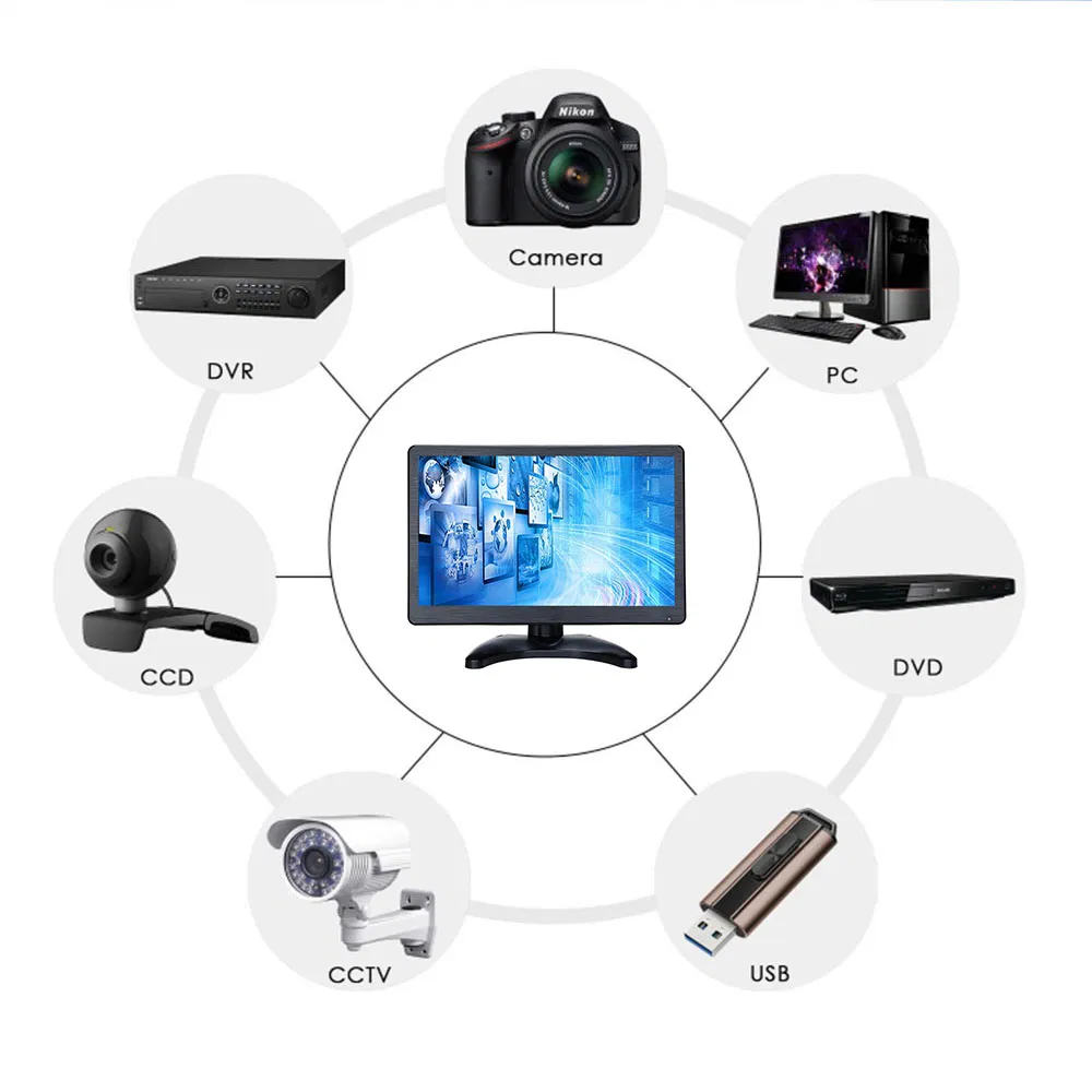 Сенсорный TFT-монитор 11.6 дюймов для CCTV и POS