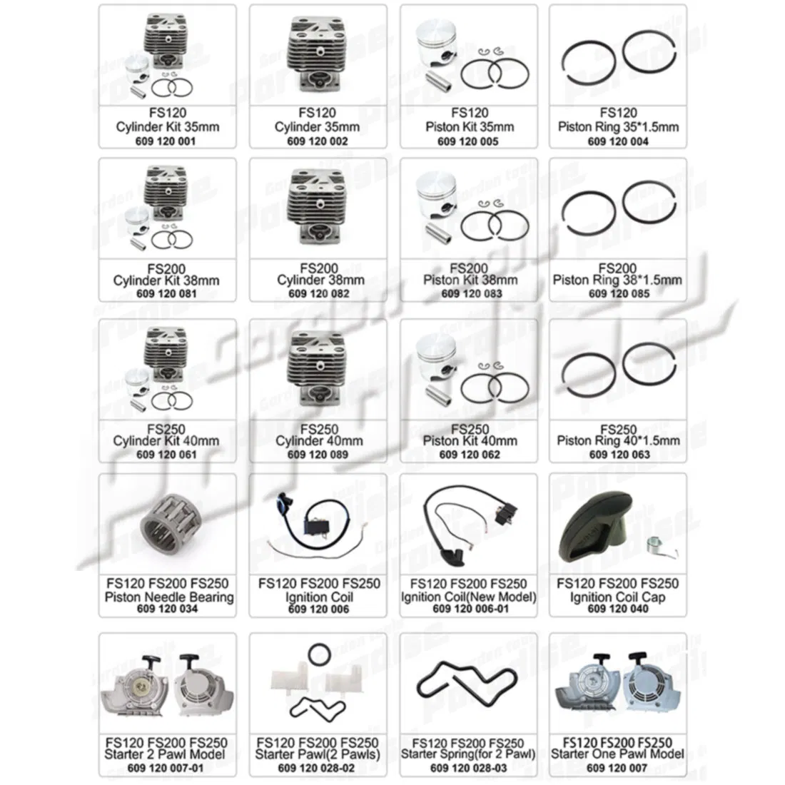 Air Filter Fit for STL Brush Trimmer FS120 FS200 FS250 Brush Cutter Spare Parts Lawn Mower Parts Replacement