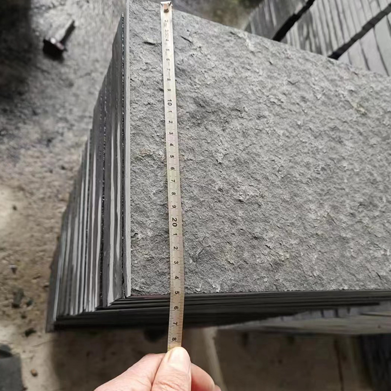 Flamed/ Natural Zp Black Basalt Driveway Paving/Paver Stone for Outdoor Decoration