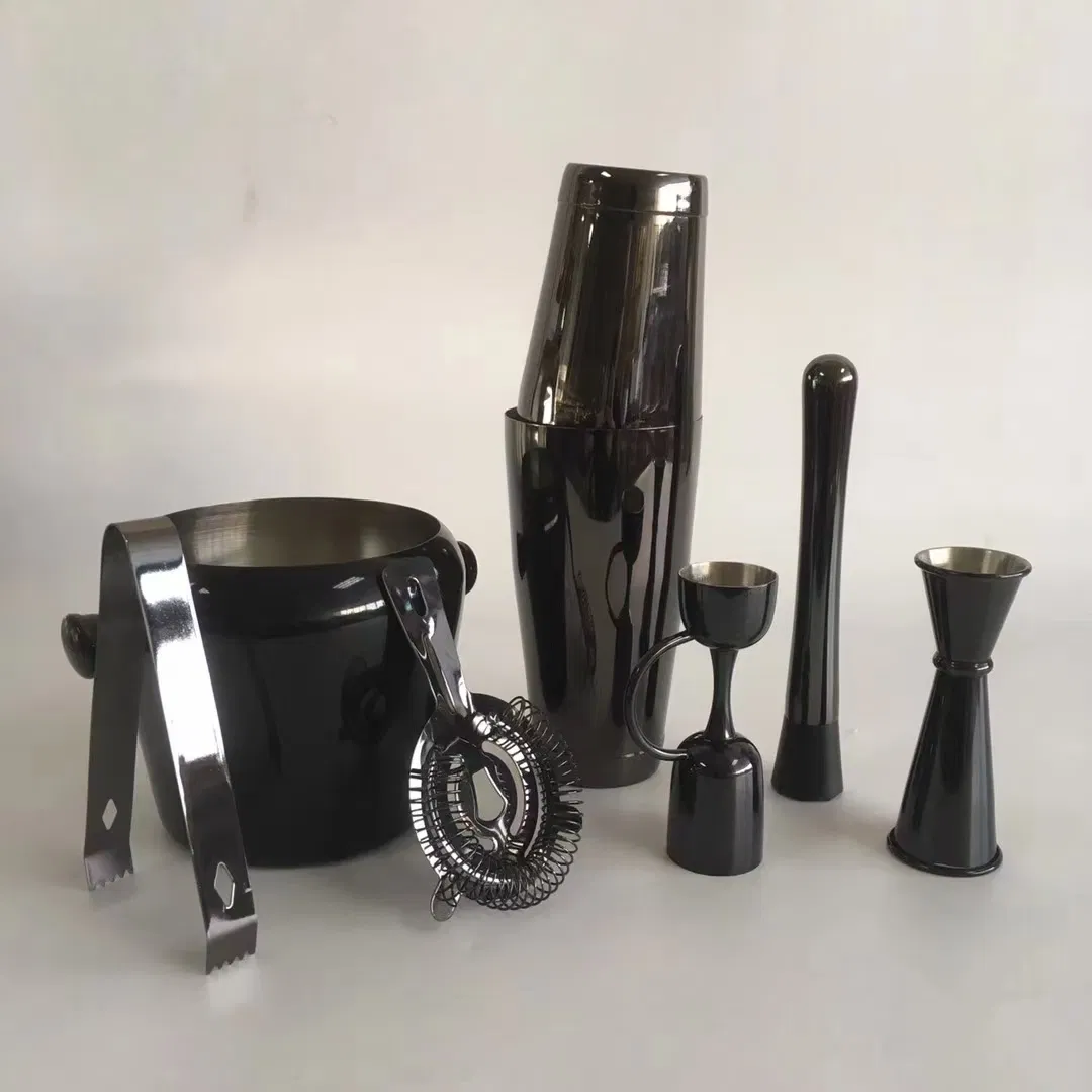 7 Pieces Luxury Stainless Steel Bar Tools Bartender Kit